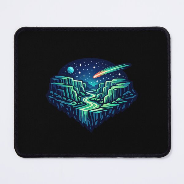 Item preview, Comet Valley Neon Cosmic Canyon Design designed and sold by Sketchlegacy.
