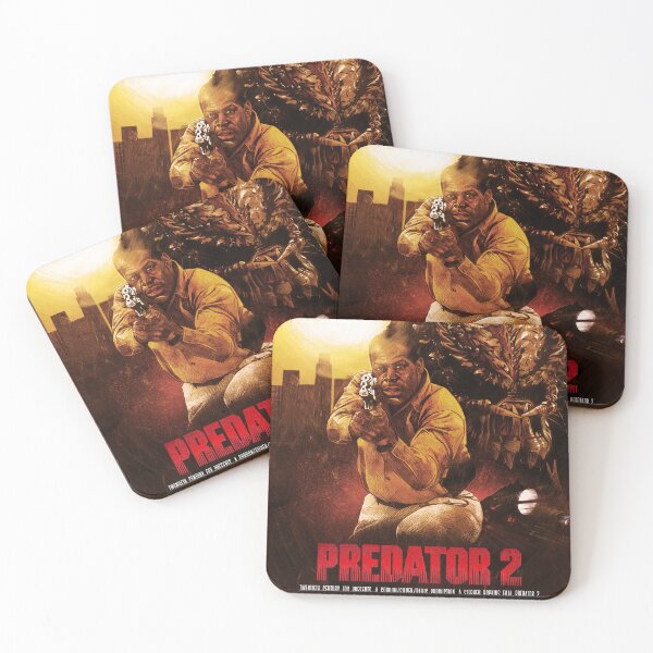 Item preview, Predator 2 Movie Art – Predator & Mike Harrigan Sci-Fi Horror Design designed and sold by BlackThistleArt.