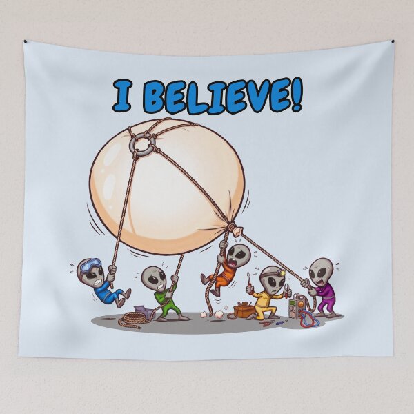 Item preview, Alien Weather Balloon - I Believe  designed and sold by Marlette LLC.