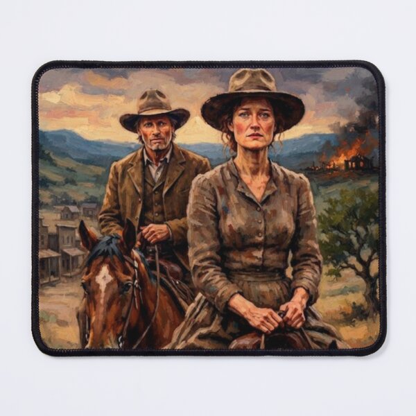 Item preview, The Dead Don't Hurt Western Drama Fine Art Tribute designed and sold by Art's Diner.