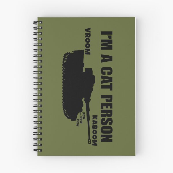 Item preview, I'm a cat Person Tiger Panzer designed and sold by NicGrayGraphic.