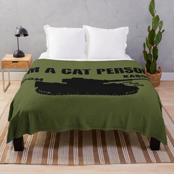 Item preview, I'm a cat Person Tiger Panzer designed and sold by NicGrayGraphic.