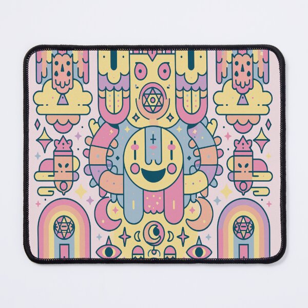 Item preview, Whimsical Pastel Rainbow Symmetrical Design designed and sold by Romgora.