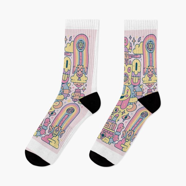 Item preview, Whimsical Pastel Rainbow Symmetrical Design designed and sold by Romgora.