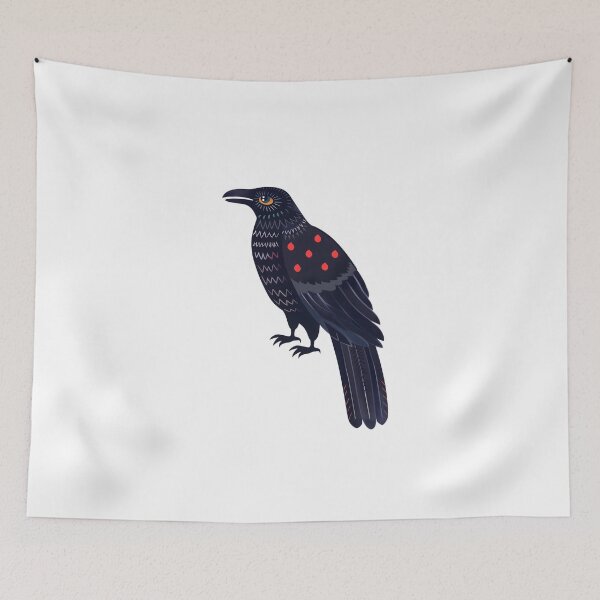 Item preview, Scandinavian Folk Art, Celtic Raven designed and sold by xiao xuans.
