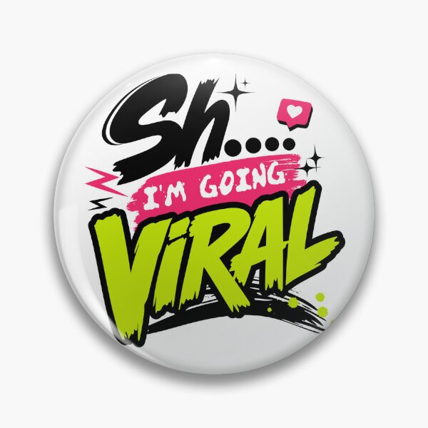 Item preview, Shh… I’m Going Viral – Funny Content Creator Quote designed and sold by America Mowa.