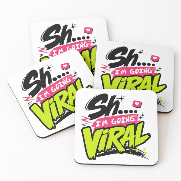 Item preview, Shh… I’m Going Viral – Funny Content Creator Quote designed and sold by America Mowa.