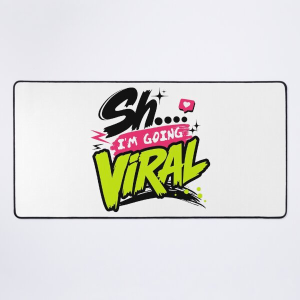 Item preview, Shh… I’m Going Viral – Funny Content Creator Quote designed and sold by America Mowa.