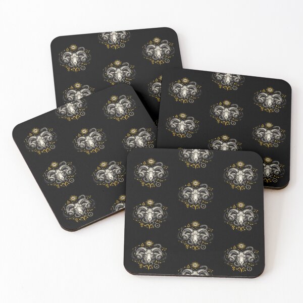 Item preview, Aries zodiac sticker - "Dark Academia" graphic style designed and sold by Dany-et-Dom.