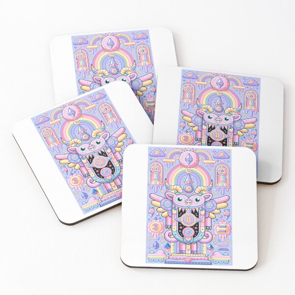 Item preview, Whimsical Crypto Beast Rainbow Dreamland designed and sold by Romgora.