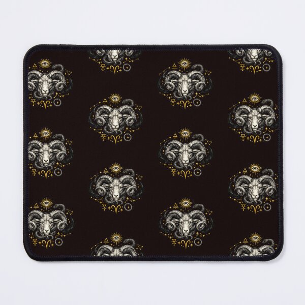 Item preview, Aries zodiac sticker - "Dark Academia" graphic style designed and sold by Dany-et-Dom.