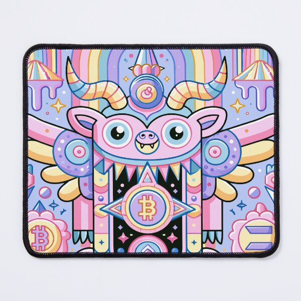 Item preview, Whimsical Crypto Beast Rainbow Dreamland designed and sold by Romgora.