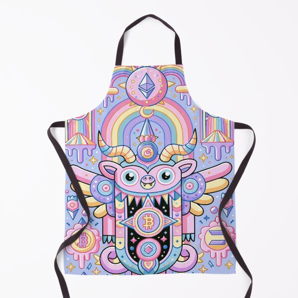 Item preview, Whimsical Crypto Beast Rainbow Dreamland designed and sold by Romgora.
