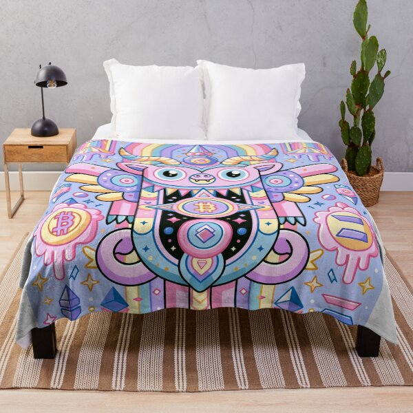 Item preview, Whimsical Crypto Beast Rainbow Dreamland designed and sold by Romgora.