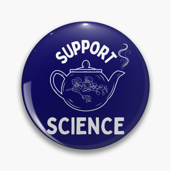 Item preview, "Support Science" Tea Lady Role Alternate White Design designed and sold by NYC Clocktower Community.