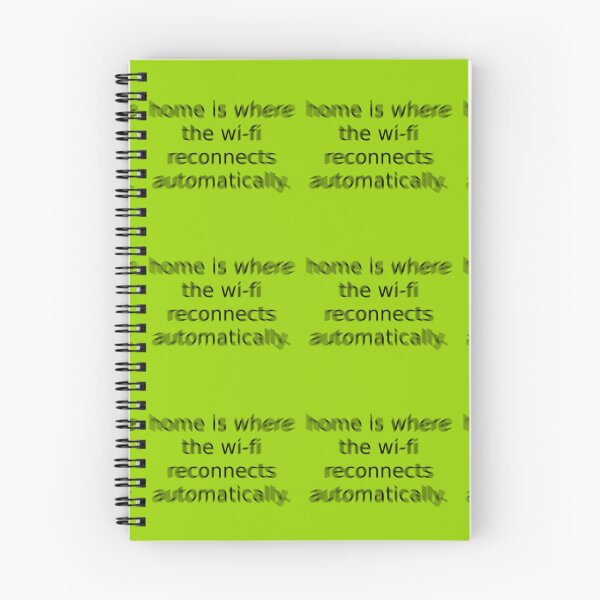 Item preview, Home is where the wifi Green Question Unique Artwork Sign designed and sold by Doctor Schtrudel.