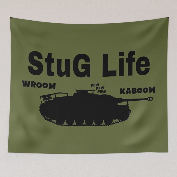 Item preview, Stug Life Funny Tank designed and sold by NicGrayGraphic.