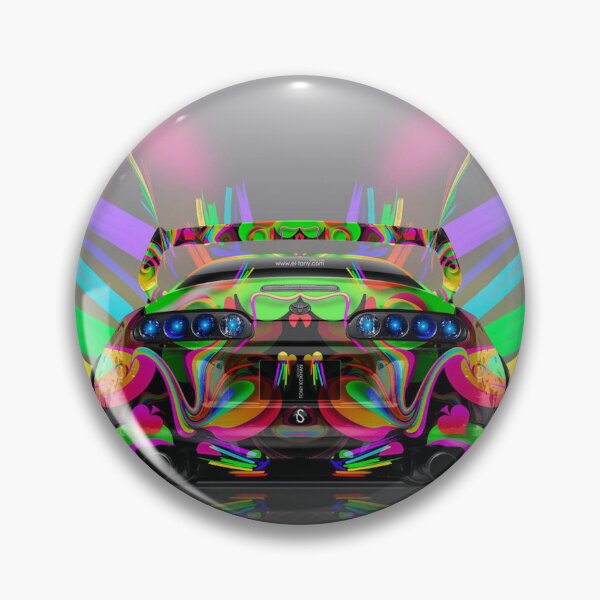 Item preview, Flashy Sportscar Graphic Poster designed and sold by Road To Track.