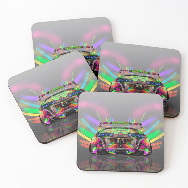 Artikelvorschau, Flashy Sportscar Graphic Poster entworfen und verkauft von Road To Track.