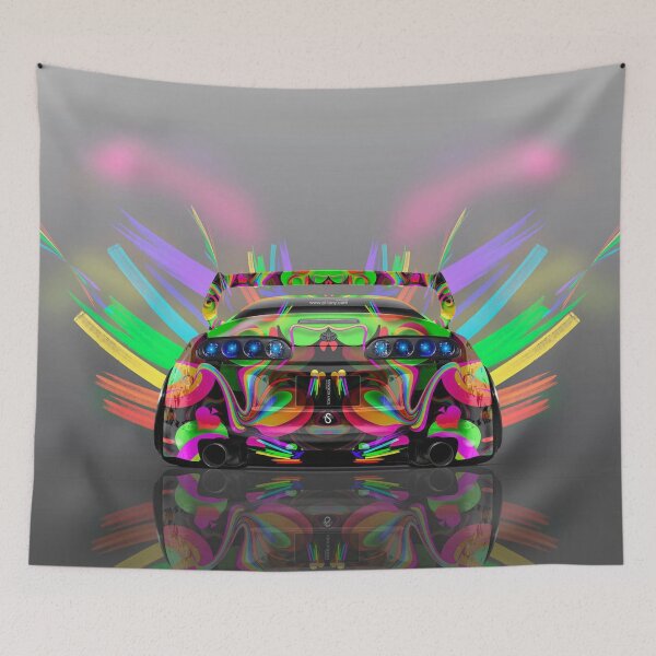 Item preview, Flashy Sportscar Graphic Poster designed and sold by Road To Track.