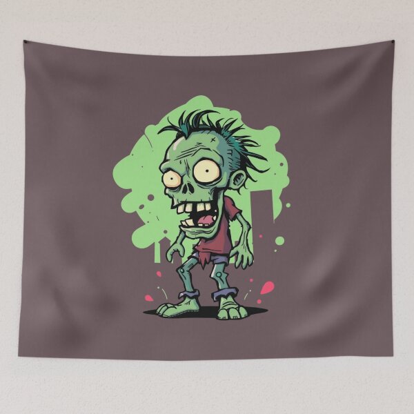 Item preview, Cartoon Zombie Toxic Slime Graphic designed and sold by ERODED SELF.