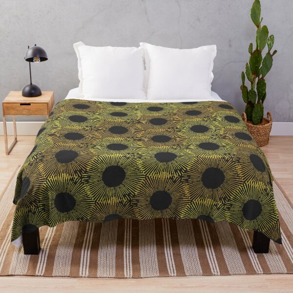 Item preview, Oversized Sunflower Mirage Print - Onyx Black designed and sold by Daniel Bevis Design.