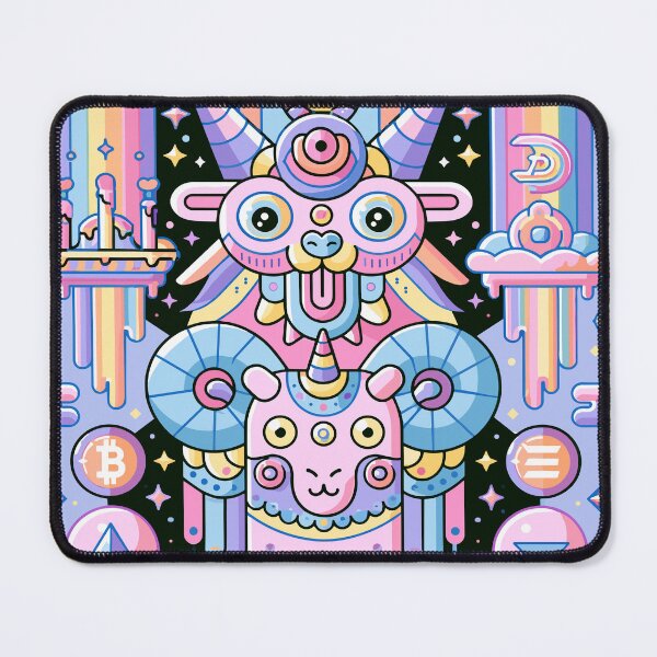 Item preview, Mystical Crypto Creatures Rainbow Dreamscape designed and sold by Romgora.