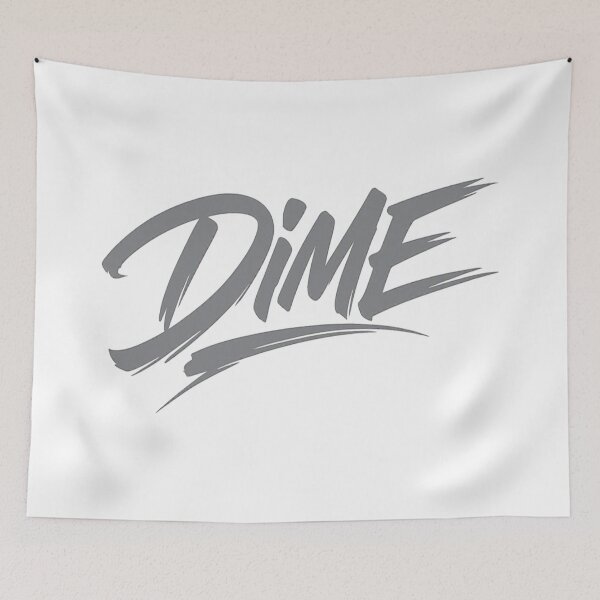 Item preview, DIME Streetwear Script Logo - Bold Urban Brush Typography designed and sold by FrozenHeat97.