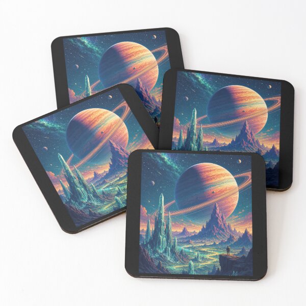 Item preview, Explorer Beneath the Giant Ringed Planet  designed and sold by Sketchlegacy.