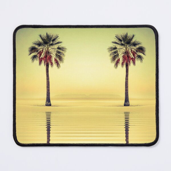 Item preview, twin palms on a tropical beach designed and sold by mister-john.