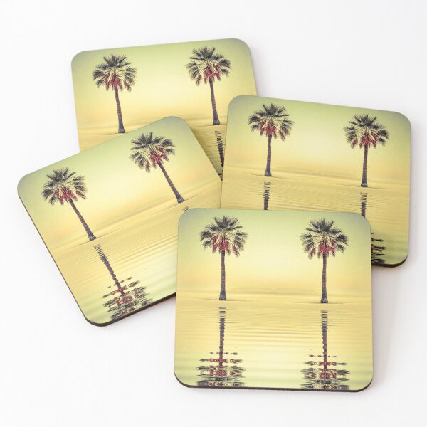 Item preview, twin palms on a tropical beach designed and sold by mister-john.
