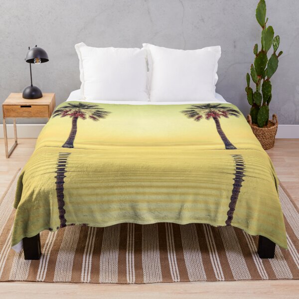 Item preview, twin palms on a tropical beach designed and sold by mister-john.