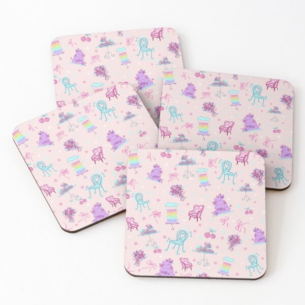 Item preview, Cafe Treats on Pink designed and sold by lisanganart.