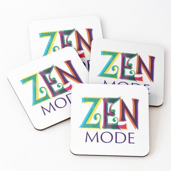 Item preview, Zen Mode Risograph Typography – Mindfulness Letterpress Aesthetic designed and sold by H Jonas.
