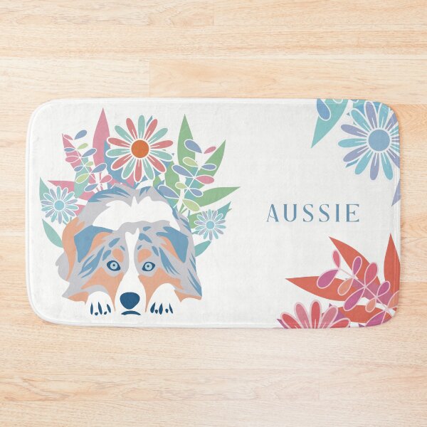 Item preview, Australian Shepherd Dog Blue Merle designed and sold by IvysCreativityHouse.