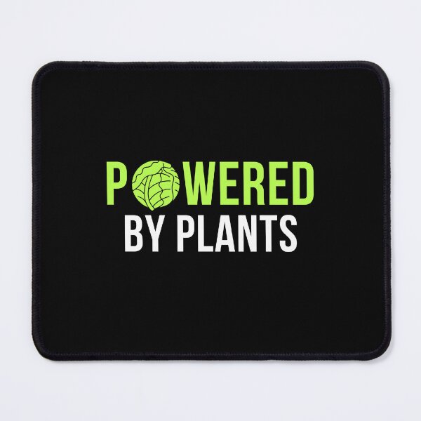 Item preview, Powered By Plants Funny Vegan T-Shirt Plant Based Humor Gift Vegetarian Tee designed and sold by TongTang.