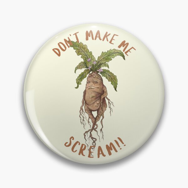 Item preview, Funny Mandrake Root Botanical Art Dont Make Me Scream Witchy Plant designed and sold by esmavart.
