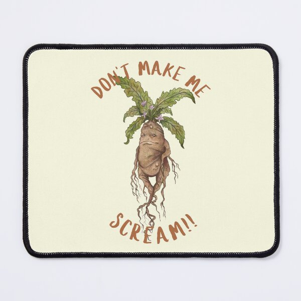 Item preview, Funny Mandrake Root Botanical Art Dont Make Me Scream Witchy Plant designed and sold by esmavart.