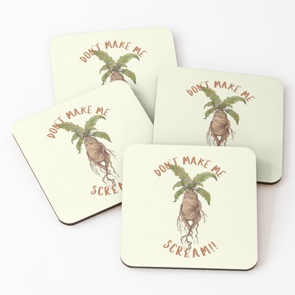 Item preview, Funny Mandrake Root Botanical Art Dont Make Me Scream Witchy Plant designed and sold by esmavart.