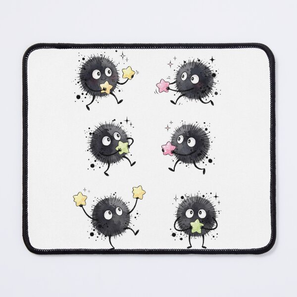 Item preview, Cute Soot Sprites Candy Stars Watercolor Kawaii Sticker Pack designed and sold by Pavnud.