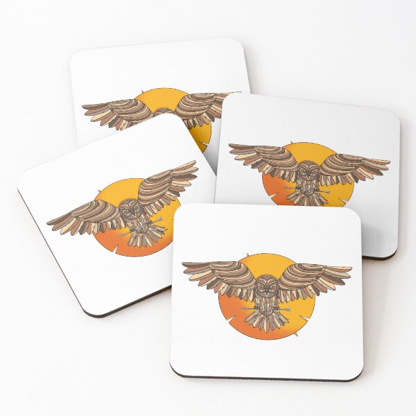 Item preview, Arrow of Wisdom – Geometric Flying Owl designed and sold by DaveDanchuk.