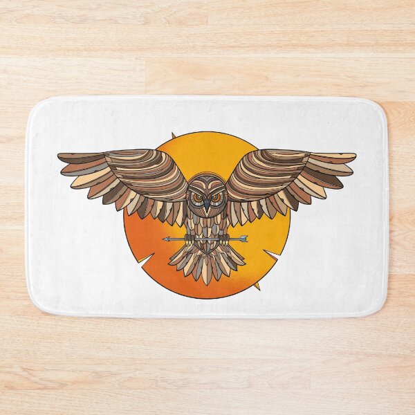 Item preview, Arrow of Wisdom – Geometric Flying Owl designed and sold by DaveDanchuk.