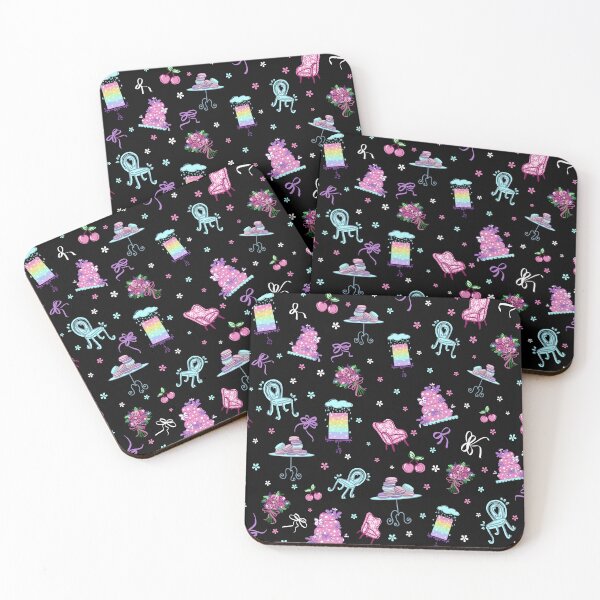 Item preview, Cafe Treats on Black designed and sold by lisanganart.