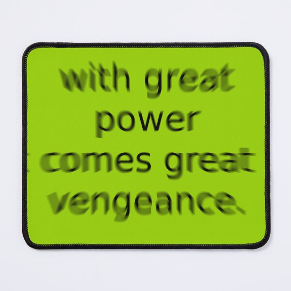 Item preview, With Great Power Green Question Unique Artwork Sign designed and sold by Doctor Schtrudel.
