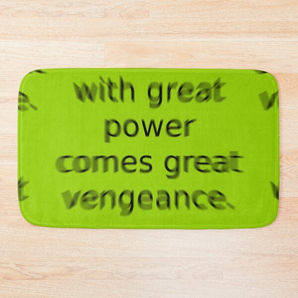 Item preview, With Great Power Green Question Unique Artwork Sign designed and sold by Doctor Schtrudel.
