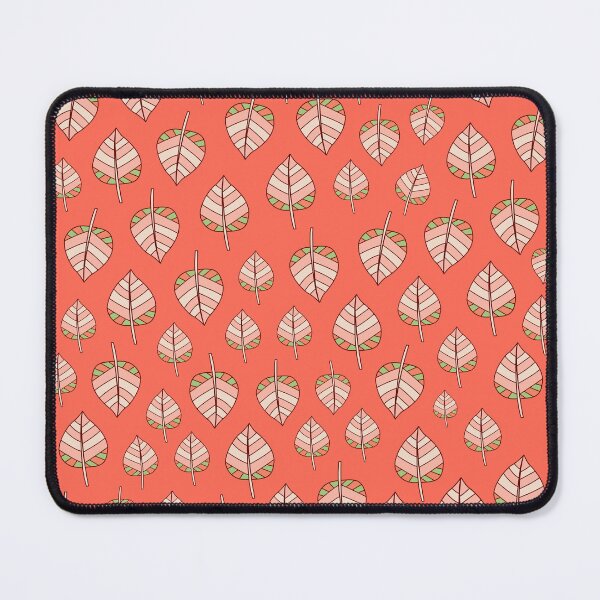 Item preview, Hand-drawn stylized leaves in pastel pink and green tones designed and sold by Ram94.