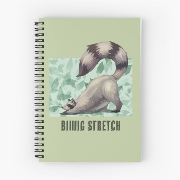 Item preview, Big Stretch Raccoon designed and sold by Kulay Illustrations.