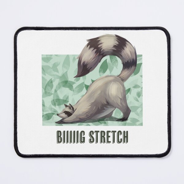Item preview, Big Stretch Raccoon designed and sold by Kulay Illustrations.