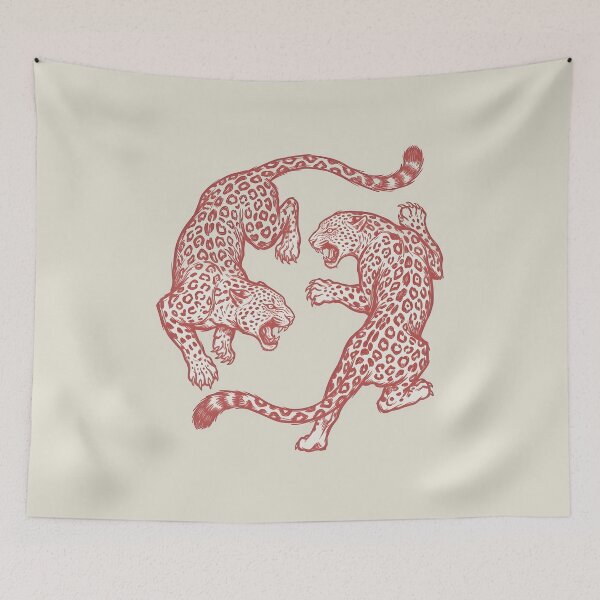 Item preview, Vintage Leopard Wildlife Illustration Graphic Nature T-Shirt designed and sold by Turtlazcyx.