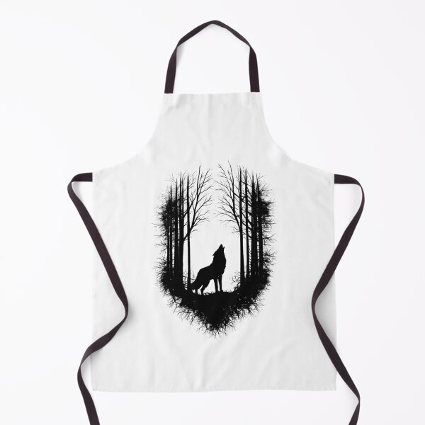 Item preview, Howling Wolf Forest Silhouette designed and sold by SK ArtNest.